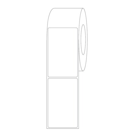 Label, Blank Direct Thermal 5 X 3